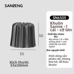 SANNENG | Khuôn bánh Canelé chống dính dùng trong gia đình