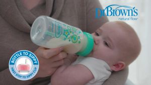 Dr. Brown’s™ Anti-Colic Options+™ Wide-Neck Sippy Bottle Starter Kit - Transition Bottle with Removable Vent System