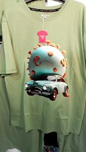 Kaos Pria 3 Dimensi Motif Animasi Bola Mobil Tshirt Oblong Katun 24s H0122 By Hans & co