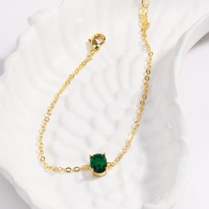 Mix Style Green Micro-inlaid Zircon Tennis Bracelet for Women 2025 New Men Bracelet Homme Jewelry Accessories Wholesale