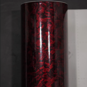 152Cm Sticker FANCHI FC283 ID-8153 Glossy Carbon Forged Red / Meter