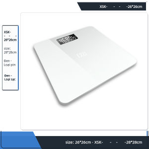 Cân Điện Tử Đo Cân Nặng Cơ Thể 0-180KG Độ Chính Xác Cao Sạc USB Pin Gia Dụng