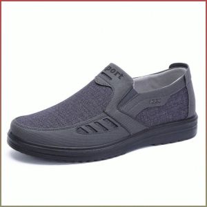Casual Shoes Sweat Absorption Lightweight Men S Hoes Non-slip Comfort Support Middle-aged and Old People