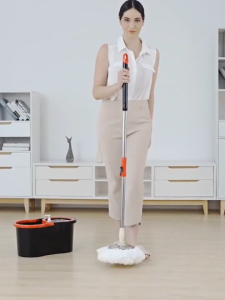 Twisting Rotating Mop Round Spin Mop Set With Bucket Quick Dry Wash Mop  Cleaning Tools