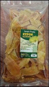 Keripik Pisang Kepok Kuning Ekstra Crispy 200 Gram