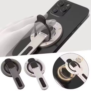 Portable 3-in-1 Multi-Functional Magnetic Finger Ring Holder ABS Material Magnetic Phone Stand for iPhone Samsung Xiaomi Huawei