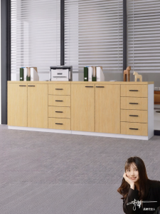 Drawers Style Wooden Office Storage Cabinet