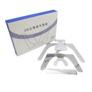 NIGF Dental Orthodontic 3D Occlusal Maxillary Casting Jaw Fox Plane Plate Complete Denture Aluminum Alloy