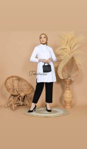 TUNIK TOYOBO /KEMEJA TUNIK/TUNIK WANITA/ATASAN WANITA/BAJU WANITA KEKINIAN/TUNIK HIJAB/TUNIK NEW ARRIVAL TERBARU BAHAN TOYOBO IMPOR