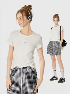 Turn Signal | Slim Fit Casual Round Neck Short Sleeve T-shirt