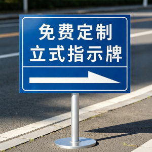 RUIKELAIXIANG | Custom Vertical Directional Sign Reflective Parking Lot Guide