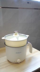 Dreepor Mini Rice Cooker Multi-function Electric cooker Electric pot Non-Stick Inner Pot With Steamer