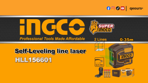 INGCO SELF LEVELING LASER LEVEL | 2 LINES | HLL156601