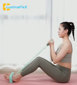 Yoga Training Tension Rope Fitness Resistance Band Sit Ups Equipment For Men/Women Fitness Equipment