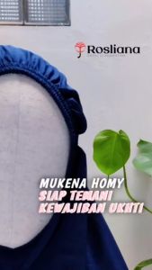 MUKENA HOMY ROSLIANA Mukena Sholat Rumah Perempuan Muslimah Akhwat by ROSAL