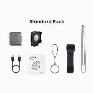 SOFIRN SE1 300Lm EDC Flashlight RGB Signal Ring Pocket Light Quick-Release Magnetic Wrist Keychain Torch for Bike Ride