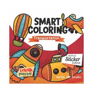 CKLIK MEDIA: BUKU MEWARNAI | SMART COLORING: TRANSPORTASI - BUKU ANAK