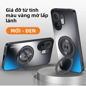 Ốp Điện Thoại Mờ EUCAGR Luxury AG Frosted Soft PC+TPU Cho VIVO V60 5G Có Chân Đế Chống Trầy Xước Chống Sốc Mặt Sau