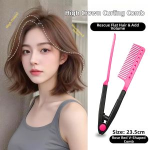 Puffing V-shaped Hair Root Comb Mens Styling Tool