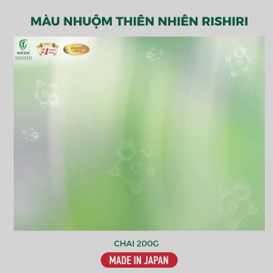 Màu Nhuộm Tóc Thiên Nhiên Cao Cấp Rishiri Nhật Bản Hair Color Treatment 200G