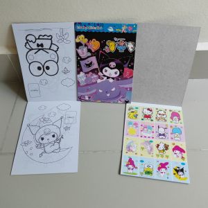 🇲🇾 Book Colouring Book Sticker Books 1 Stricker+16 pages Kanak-kanak Children day gift