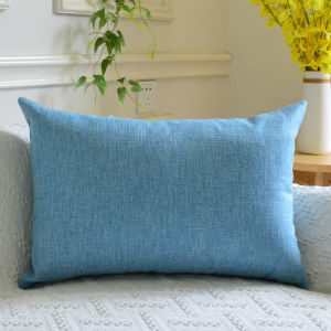 Customized Flax Pillow Minimalist Artsy Living Room Sofa Cushion Cushion Bedside Large Cushion Case Rectangular Lumbar Support Pillow