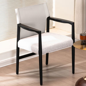 Simple Italian Mid-century Style Solid Wood Dining Chair Nordic Style Back Chair Makeup Chair Fashionable Retro Chair