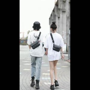 สุทธิหัวเสือแดงหญิงกระเป๋าสะพายข้างผู้หญิง แฟชั่นใหม่เกาหลีกระเป๋า Messenger กระเป๋าสะพายข้างผู้ชาย กระเป๋าเป้ผู้หญิงTote Bag กระเป๋า