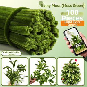 MINGZHUO | Green Densely Packed Pipe Cleaner DIY Kit