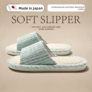 HARSIDE | Breathable Absorbent Linen Slipper Womens All-Season Indoor Quiet Anti-Slip