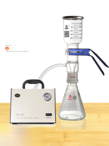 Thickened Laboratory Glass Sand Filter Apparatus C Type 500ml-5L Detachable Small Mouth Solvent Vacuum Filter Cup Head Conical Bottle