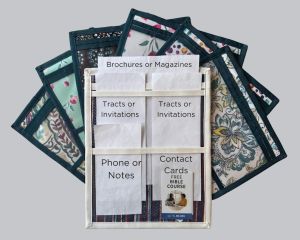JW Ministry Organizer Service Organizertracts and magazine FolderiPad holder ETC -Black lining