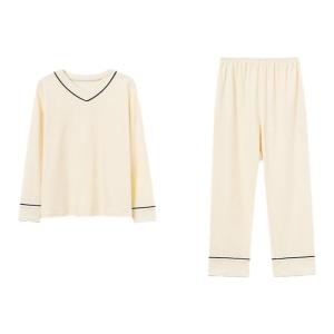 Váy ngủ nữ MiiOW  vải cotton tay dài cổ tròn dáng rộng thoải mái - xuân thu