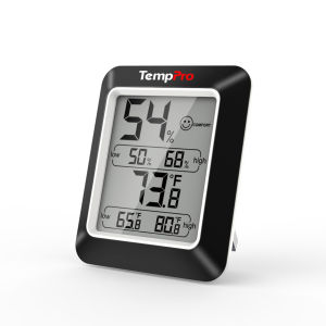 TempPro TP50W Digital Hygrometer Indoor Thermometer Room Thermometer and Humidity Gauge with Temperature Humidity Monitor