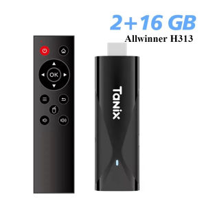 TANIX TX8 Smart TV Box Android 10 4K MINI TV Dongle Stick 2GB RAM 16GB ROM 2.4G WIFI Allwinner H313 Media Player Có Điều Khiển Từ Xa
