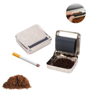 แบบพกพาเครื่องรีดบุหรี่ยาสูบกล่องเก็บเหมาะสําหรับ 70/80/110 มม.รูปแบบจัดส่งแบบสุ่ม