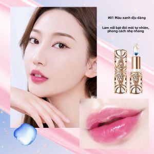 MONLEYTA | Son môi dạng gel cảm biến nhiệt Son môi lâu trôi không thấm nước Son môi dưỡng ẩm lâu trôi cho nữ Son môi họa tiết hoa giá cả phải chăng