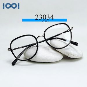IOOI Eyewear - Kacamata Geometric TR90 Lensa Anti Radiasi Blueray Photocromic Wanita 23034
