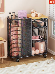 QINQI | Rollable Storage Rack For Yoga Mats And Fitness Equipment