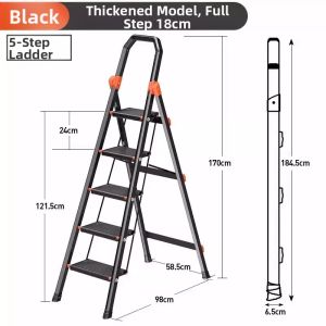 AOPENG | Aluminum Folding Multifunctional 4-Step Ladder