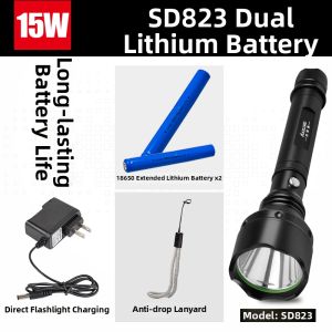 Super Bright 5000m Powerful Long Range Flashlight
