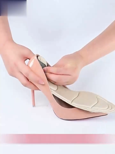 BabyShop-C1407 Insole Tshape Full 4D Bantalan Sepatu Wanita Anti Lecet / Busa Pelindung Alas Kaki