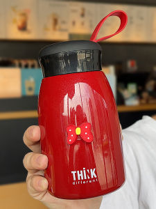 Business Simplicity Pot Belly Thermos Cup Portable Couple Stainless Steel Water Cup Good-looking Student Cup Childrens Direct Drinking Cup