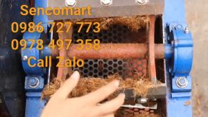 Máy băm vỏ dừa tươi khô B250 sử dụng điện gia đình 220v