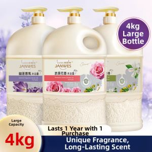 JANWES | Long-lasting Rose Scent Bath Shower Gel Large Bottle