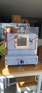 2 layers stainless oven gas type