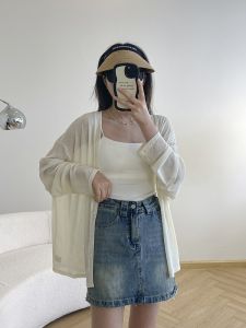 Ice Silk Sun Protection Cardigan & Air Conditioning Blouse: Stylish & Breathable Summer Outfit