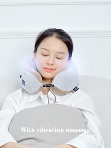 U-shaped multifunctional neck massager electric protective neck massage pillow