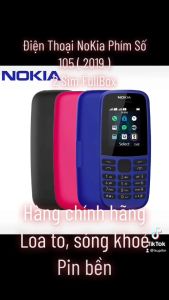 Điện thoại 4G Nokia 105 2021-2024 2 Sim Chuẩn Quy Định Của Bộ Thông Tin Fullbox Loa To Sóng Khỏe Pin Bền