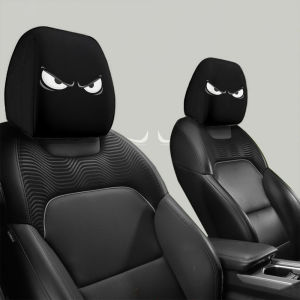 2PCS Evil Eye Printed Car Headrest Covers | 100% Durable Comfortable Snug Fit | Hot Sale Auto Interior Decor Accessories